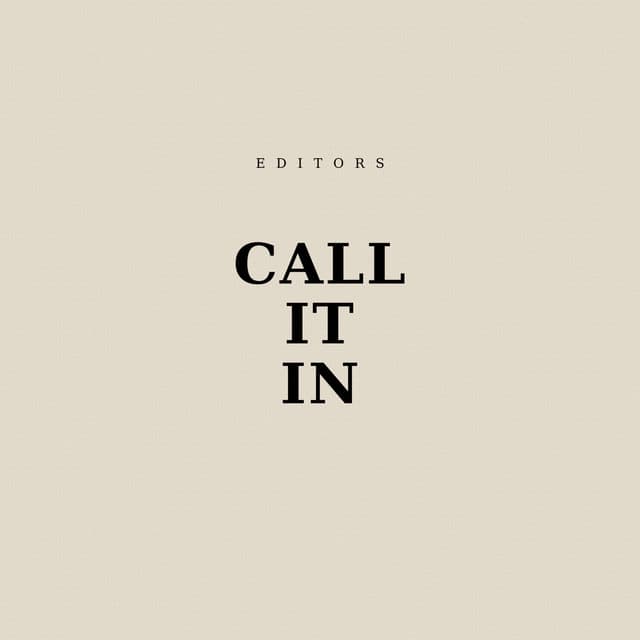 Album cover art for Call It In