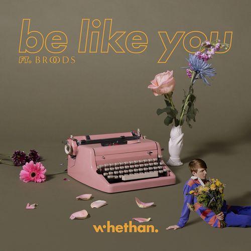 Lyric cover art as blurred background