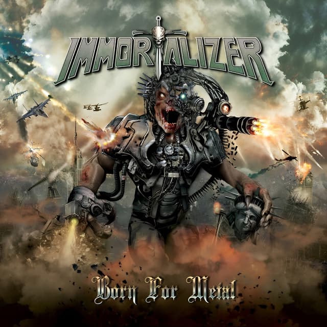 Album cover art for Born for Metal