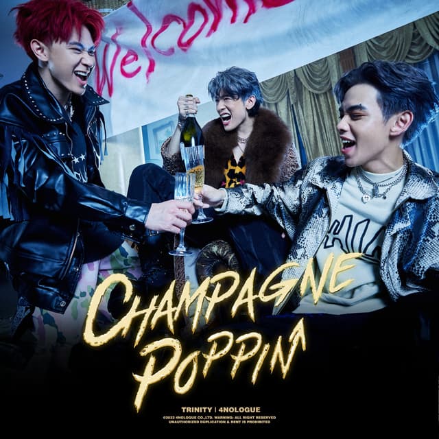 Album cover art for Champagne Poppin