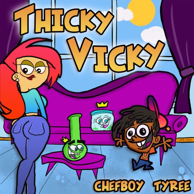 Album cover art for Thicky Vicky
