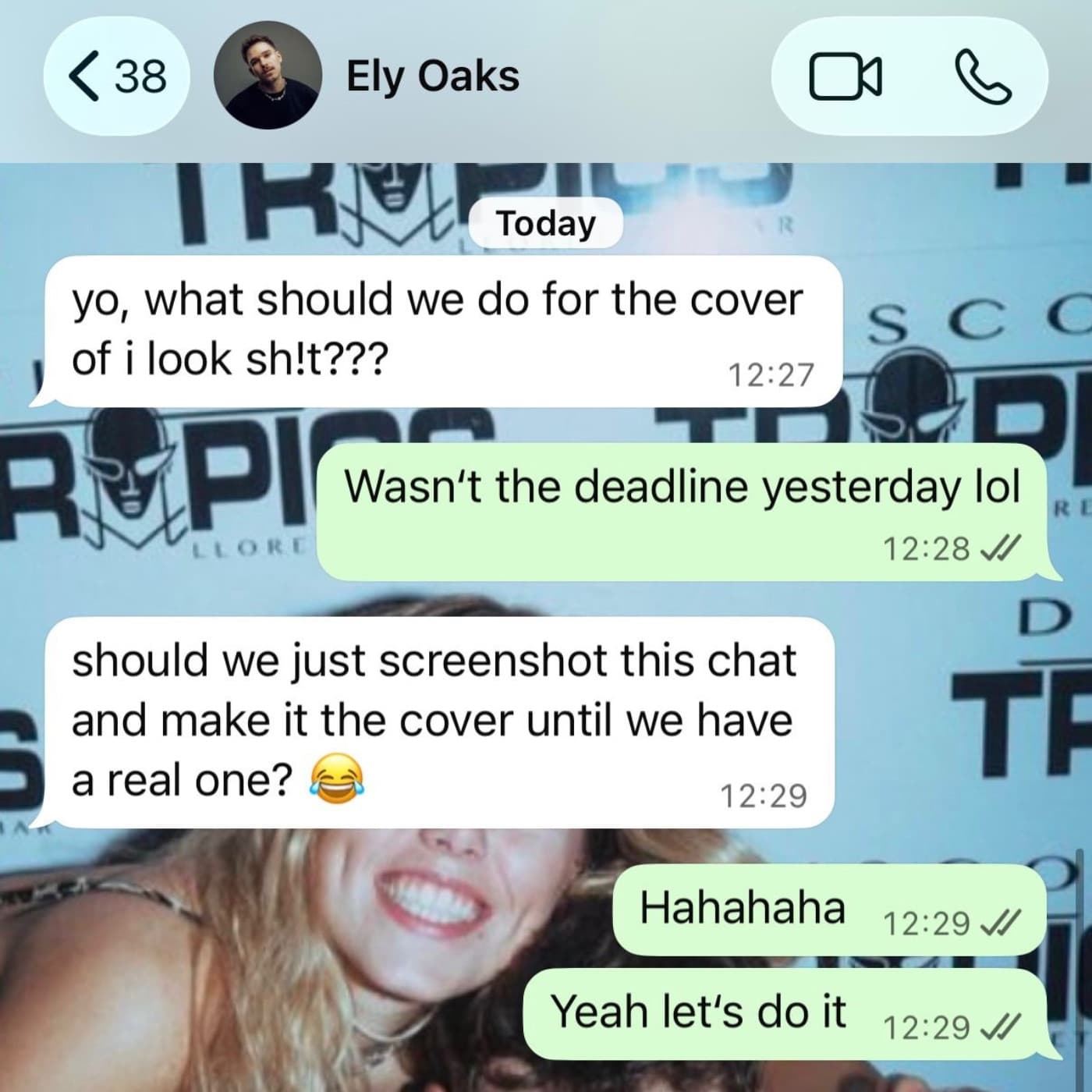 Lyric cover art