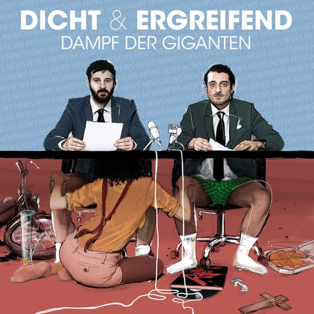 Album cover art for Dampf der Giganten