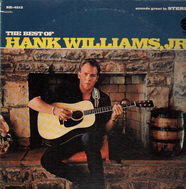 Album cover art for The Best of Hank Williams, Jr.