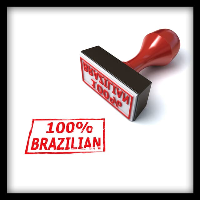 Album cover art for 100% Brazilian