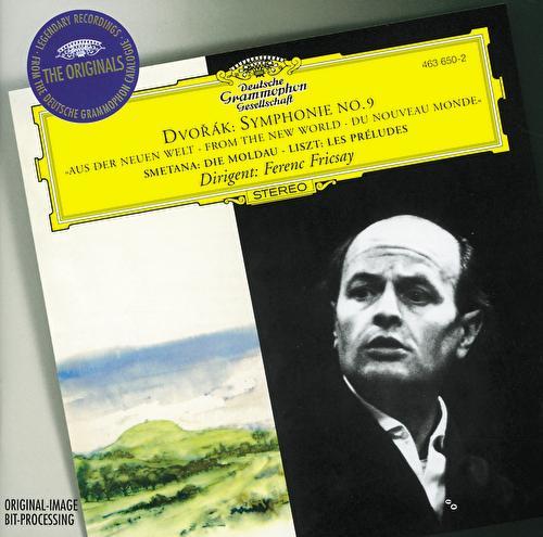 Album cover art for Dvorak: Symphonie No. 9 »Aus der neuen Welt« / Smetana: Die Moldau / Liszt: Les Préludes