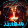 Azurblau