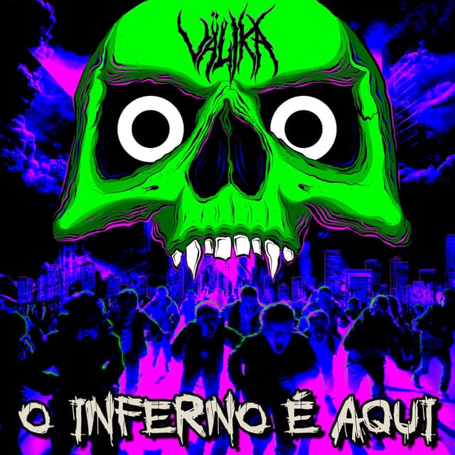 Album cover art for O Inferno é Aqui