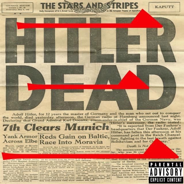 Album cover art for Hitler's Dead