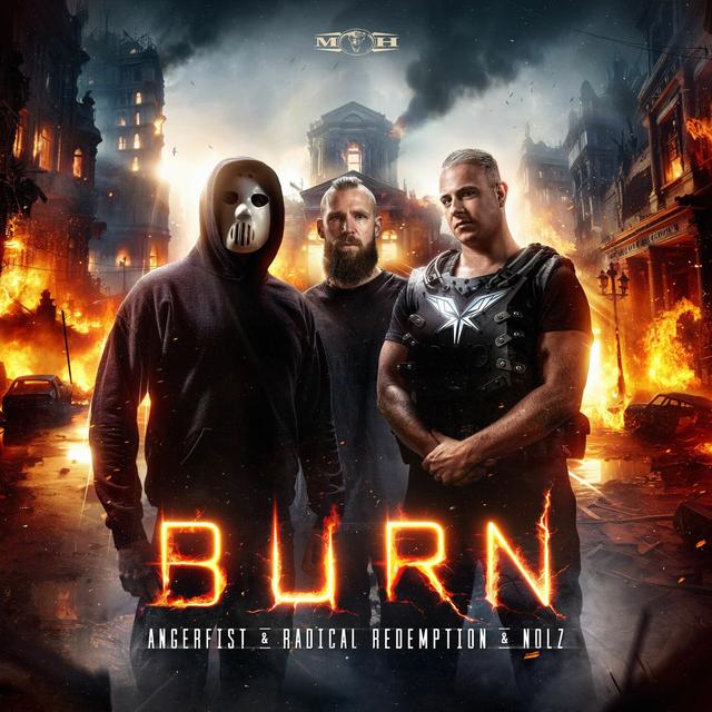 Album cover art for Burn