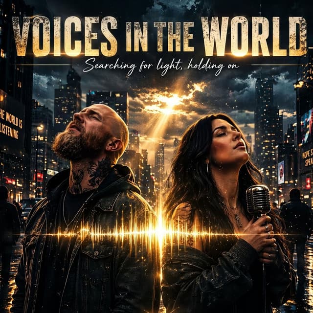 Album cover art for Voices in the World - Single