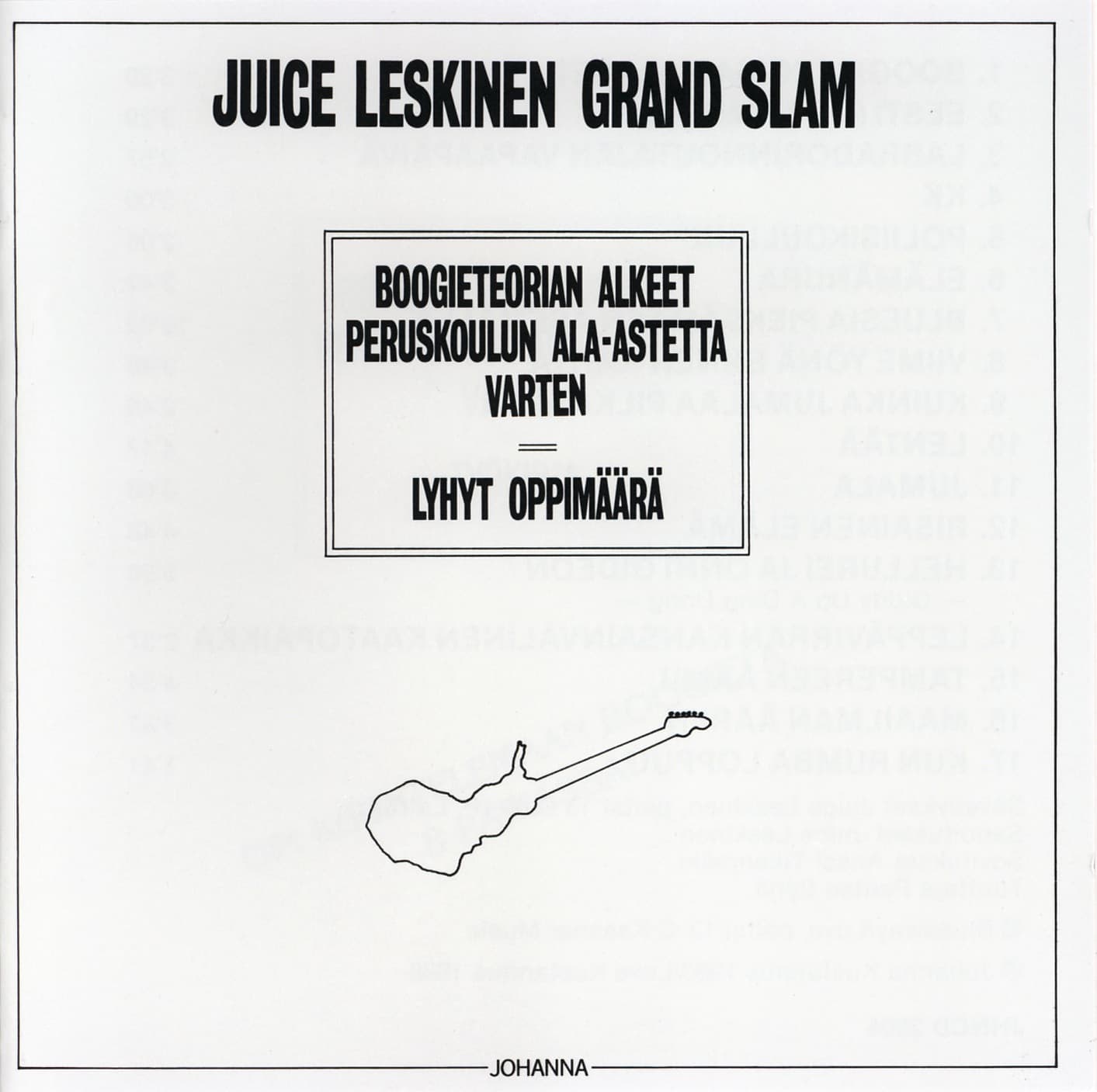 Lyric cover art