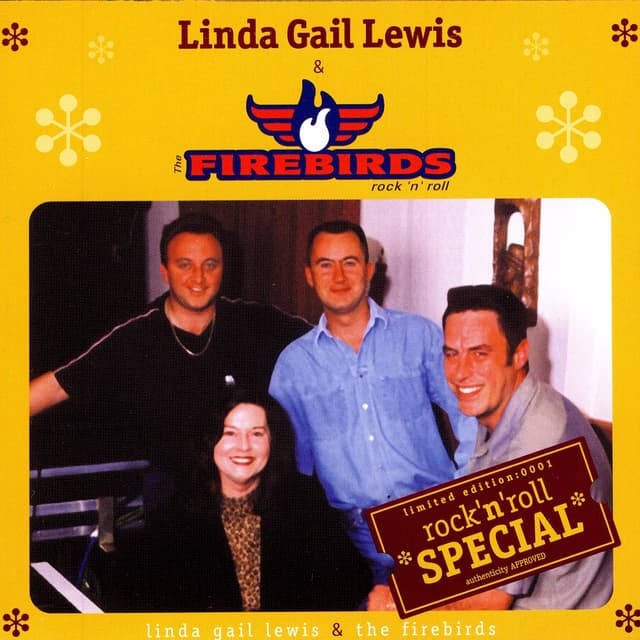 Album cover art for Linda Gail Lewis & The Firebirds