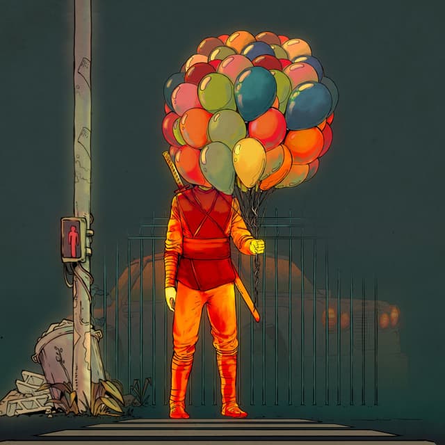 Album cover art for La Fête Est Finie