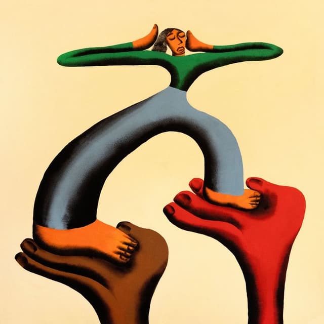 Album cover art for Des Pieds et des Mains
