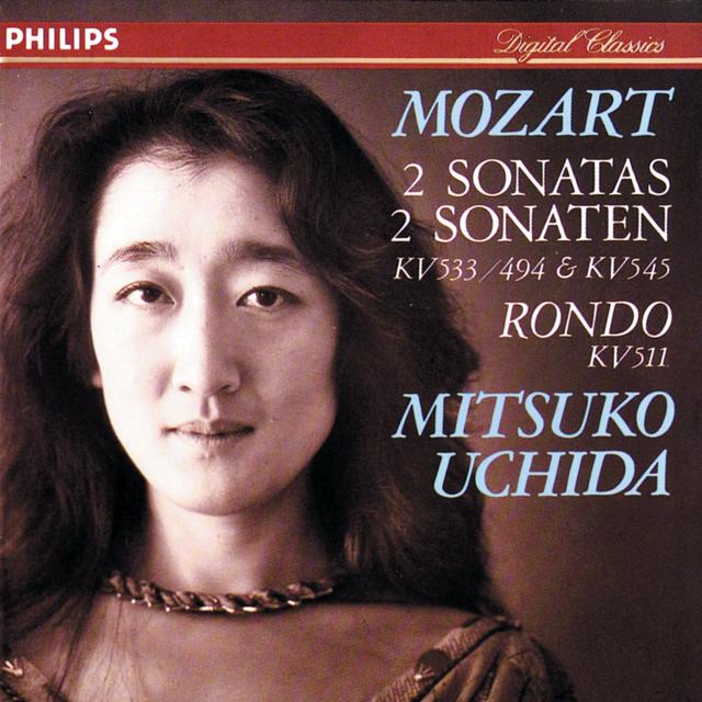 Album cover art for Mozart: Piano Sonatas Nos. 15 & 16; Rondo in A Minor