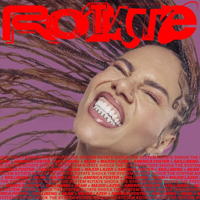Album cover art for RoTATe wiTh aMeRiCa FOsTeR, sKiLLiBeNg aNd bEAM