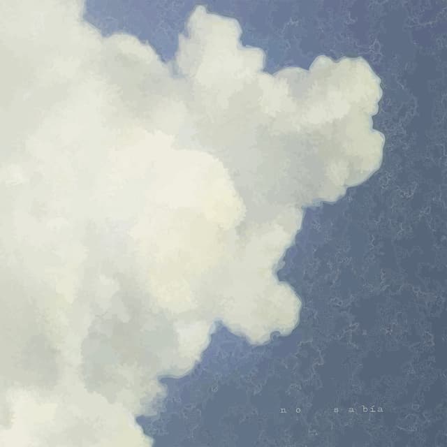 Album cover art for No Sabía