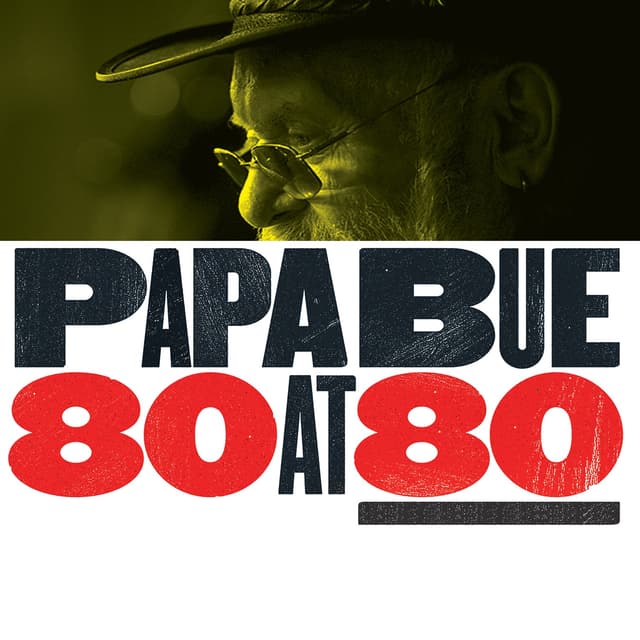 Album cover art for Papa Bue 80 at 80