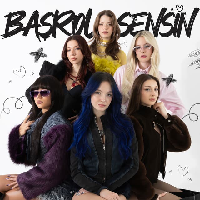 Album cover art for Başrol Sensin (1. Yıl Özel)