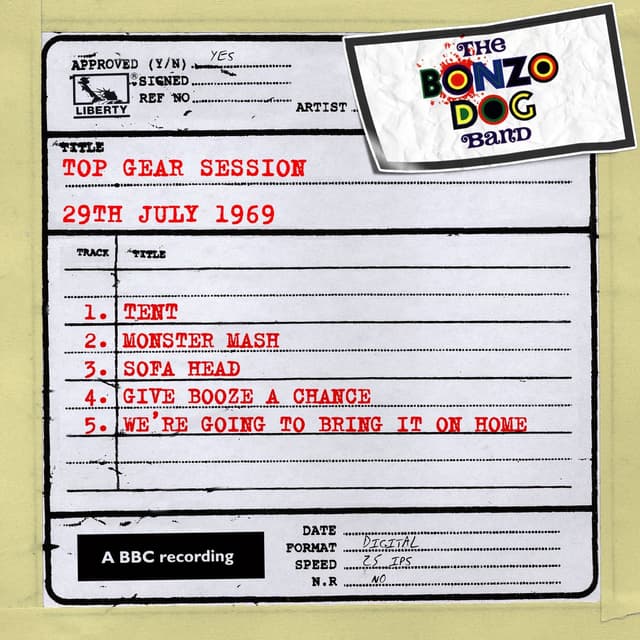 Album cover art for Top Gear Session (29th July 1969)