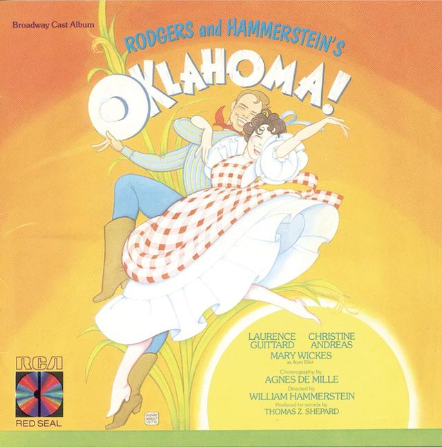 Album cover art for Oklahoma!