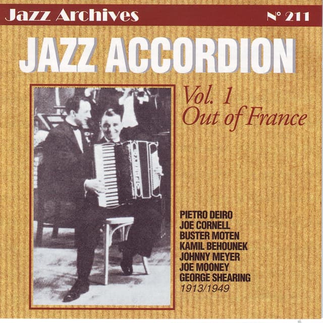 Album cover art for Jazz accordion out of france