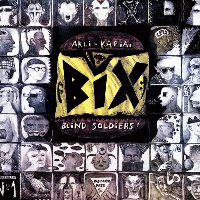 Album cover art for Akli Kariai = Blind Soldiers