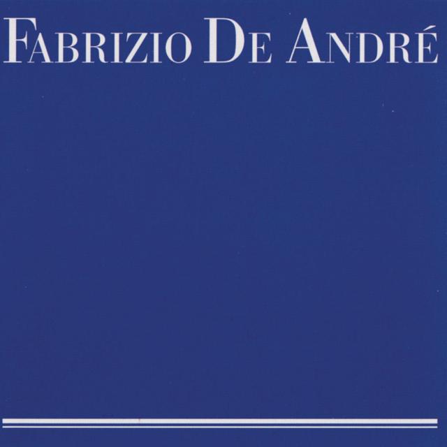 Album cover art for Fabrizio De Andrè