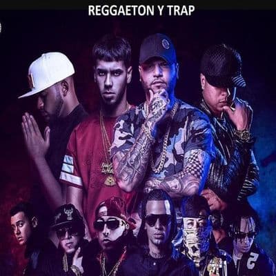 Album cover art for Reggaeton y Trap