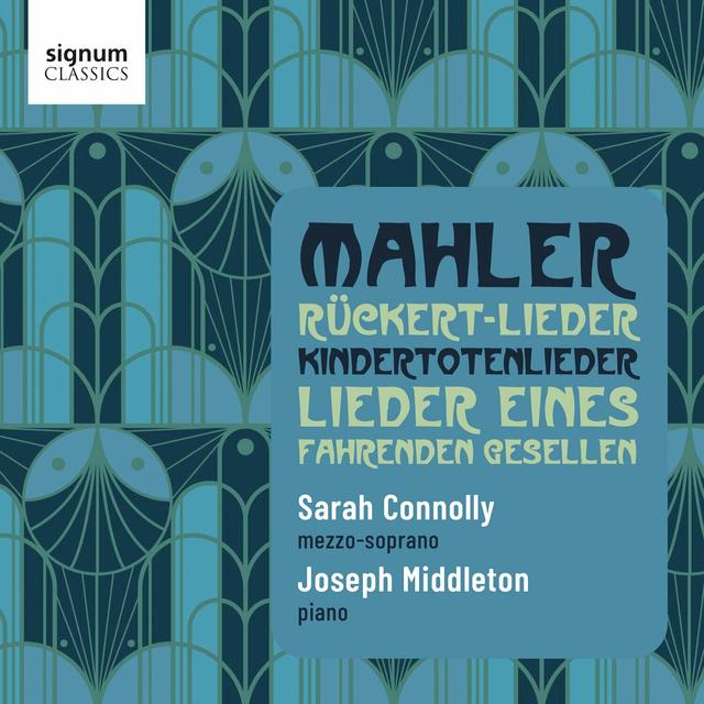 Album cover art for Mahler Songs