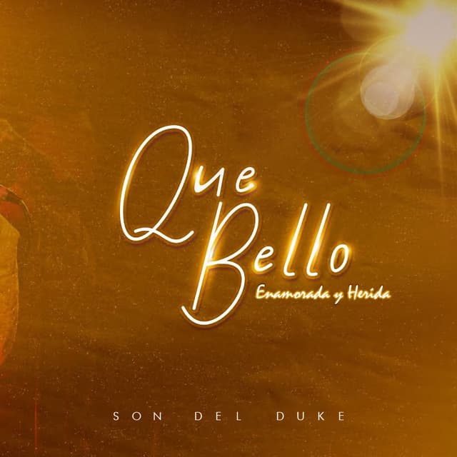 Album cover art for Que Bello/Enamorada y Herida