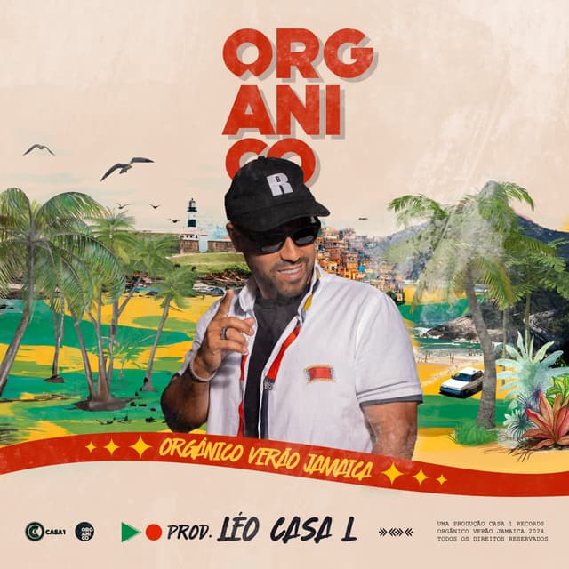 Album cover art for Orgânico Verão Jamaica 2024