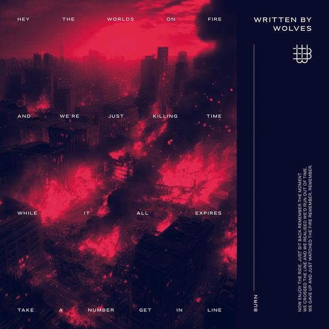 Album cover art for Burn