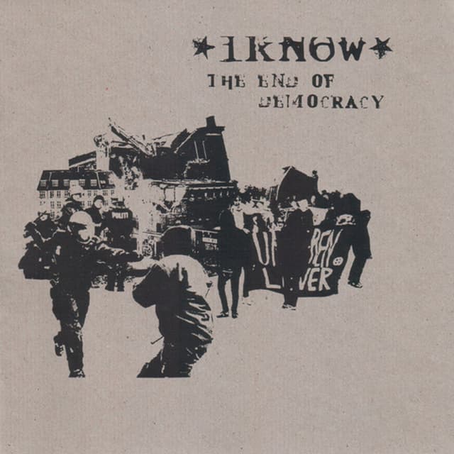 Album cover art for The End of Democracy
