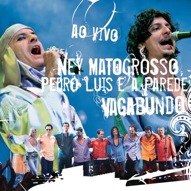 Album cover art for Vagabundo Ao Vivo