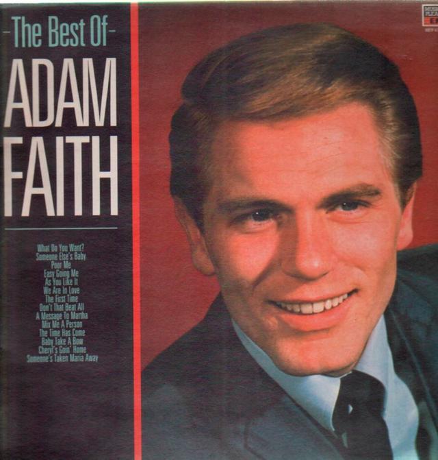 Album cover art for The Best Of Adam Faith