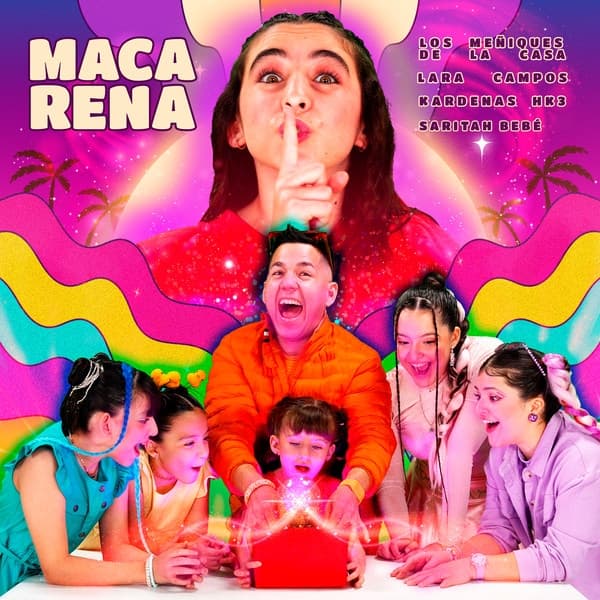 Album cover art for La Macarena con Lara Campos, HK3 y Saritah Bebé