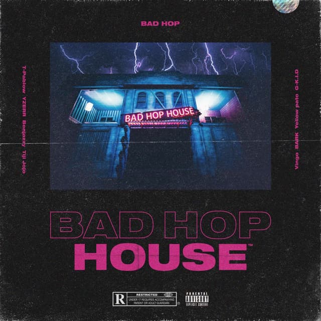 Album cover art for Bad Hop House