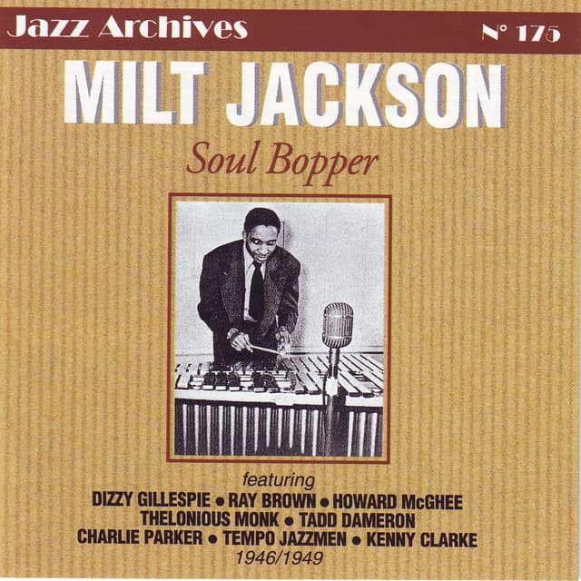 Album cover art for Milt Jackson Soul Bopper