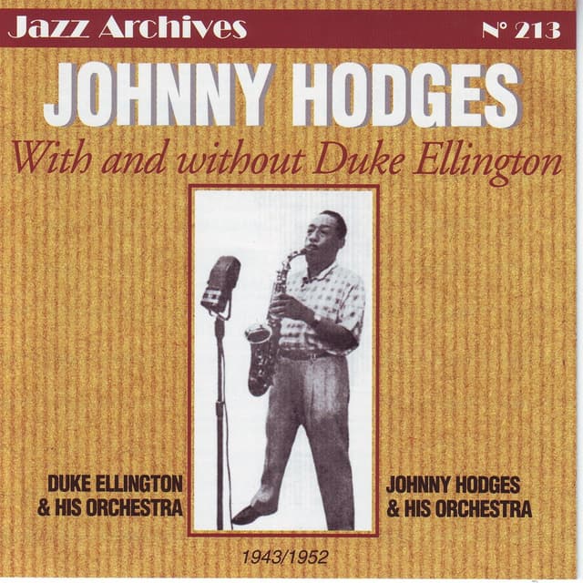 Album cover art for Johnny Hodges with and without Duke Ellington