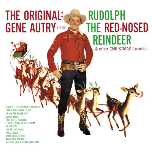 Album cover art for The Original: Gene Autry Sings Rudolph The Red-Nosed Reindeer & Other Christmas Favorites