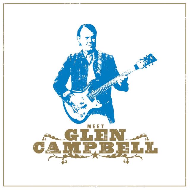 Album cover art for Meet Glen Campbell