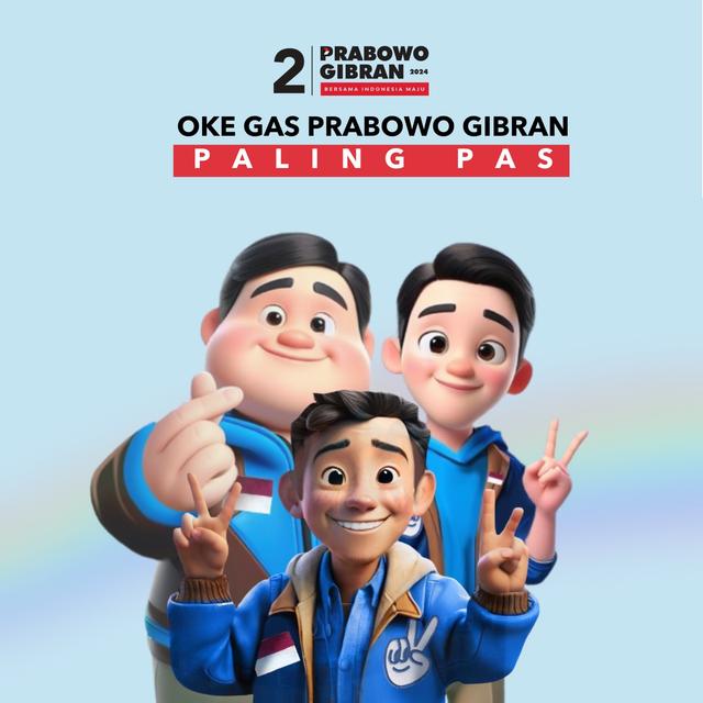 Album cover art for Oke Gas Prabowo Gibran Paling Pas