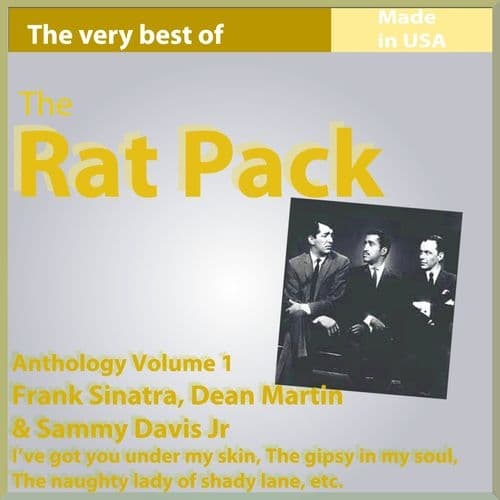 Album cover art for The Rat Pack: Frank Sinatra, Dean Martin & Sammy Davis Jr.