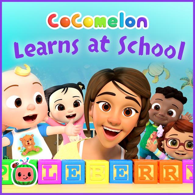 Album cover art for Cocomelon Learns at School