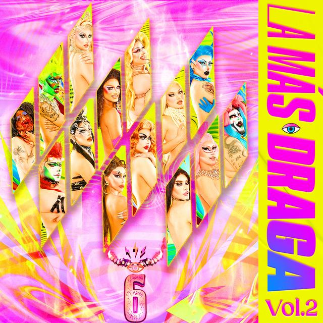 Album cover art for La Más Draga 6, Vol. 2