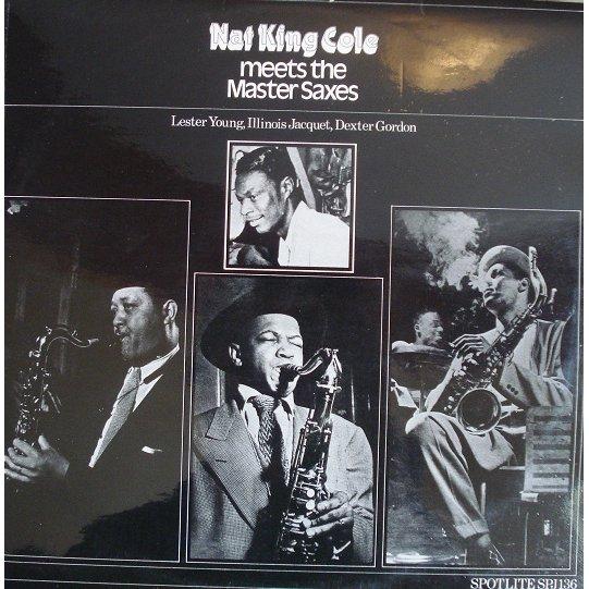 Album cover art for Meets the Master Saxes