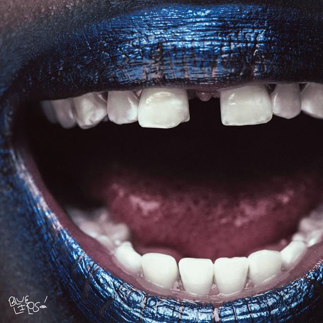 Album cover art for BLUE LIPS