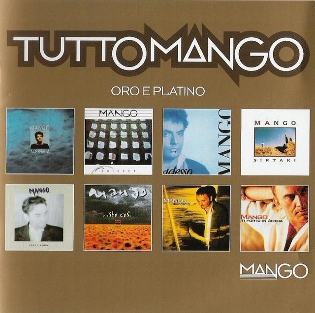 Album cover art for Tutto Mango: Oro e platino